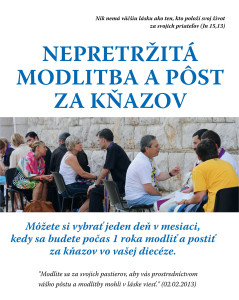 Nepretržitá modlitba a pôst za kňazov